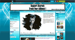 Desktop Screenshot of johnnyhallyday25.skyrock.com