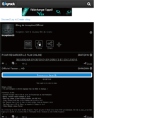 Tablet Screenshot of inceptionofficiel.skyrock.com