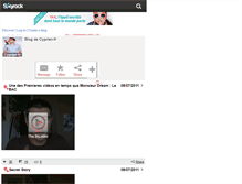 Tablet Screenshot of cyprien-fr.skyrock.com