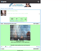 Tablet Screenshot of cristophe-mae.skyrock.com
