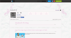 Desktop Screenshot of doudou15-15.skyrock.com