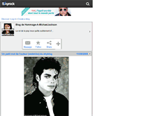 Tablet Screenshot of hommage-a-michaeljackson.skyrock.com