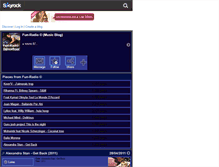 Tablet Screenshot of fun-radio-dancefloor.skyrock.com