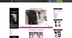 Desktop Screenshot of marilynmonroe33.skyrock.com