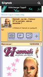 Mobile Screenshot of hannah-story.skyrock.com