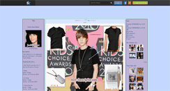 Desktop Screenshot of justmybieber.skyrock.com