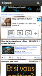 Mobile Screenshot of jarretedefumer.skyrock.com