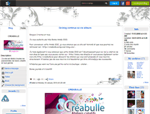 Tablet Screenshot of creabulle.skyrock.com