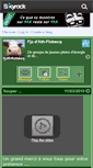 Mobile Screenshot of fjathflobecq.skyrock.com