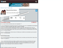 Tablet Screenshot of je-fan-fictions.skyrock.com