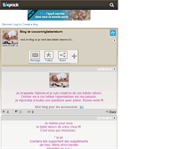 Tablet Screenshot of cocooningbebereborn.skyrock.com