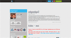 Desktop Screenshot of edgeedge2.skyrock.com