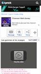 Mobile Screenshot of chanson--disney.skyrock.com