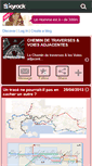 Mobile Screenshot of chemin2traverses.skyrock.com