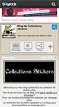 Mobile Screenshot of collections-stickers.skyrock.com