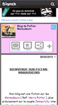 Mobile Screenshot of ficfan-maraudeurs.skyrock.com