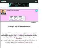 Tablet Screenshot of ficfan-maraudeurs.skyrock.com