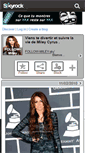 Mobile Screenshot of follow-miley.skyrock.com