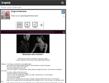 Tablet Screenshot of drago-x3-hermione.skyrock.com