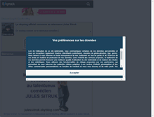 Tablet Screenshot of julessitruk.skyrock.com