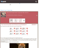 Tablet Screenshot of afterschool-france.skyrock.com