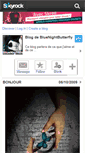 Mobile Screenshot of bluenightbutterfly.skyrock.com