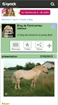 Mobile Screenshot of fjord-poney-damour.skyrock.com