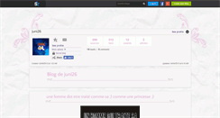 Desktop Screenshot of juni26.skyrock.com