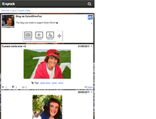 Tablet Screenshot of dylanefronfan.skyrock.com