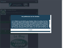 Tablet Screenshot of landroverdu13.skyrock.com