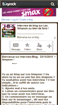 Mobile Screenshot of interview-blog-simpson.skyrock.com