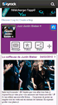 Mobile Screenshot of fiction-justin-bieber-x.skyrock.com