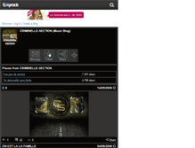 Tablet Screenshot of criminelle-section.skyrock.com