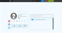 Desktop Screenshot of crustycruunch.skyrock.com