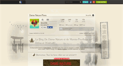 Desktop Screenshot of dame-nature-powa.skyrock.com