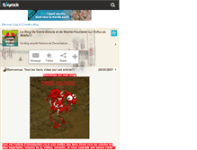 Tablet Screenshot of dame-nature-powa.skyrock.com
