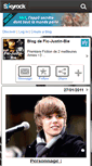 Mobile Screenshot of fic-justin-bie.skyrock.com