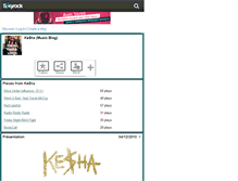 Tablet Screenshot of exclu-kesha-songs.skyrock.com