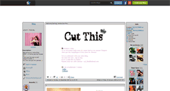 Desktop Screenshot of cut-this.skyrock.com