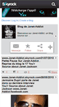Mobile Screenshot of janet-addict.skyrock.com