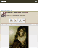 Tablet Screenshot of animaux-experience.skyrock.com