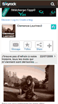 Mobile Screenshot of clemence-laurinex3.skyrock.com