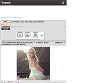 Tablet Screenshot of amberheard-france.skyrock.com