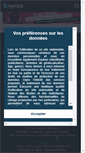 Mobile Screenshot of lettreetplume.skyrock.com