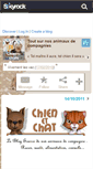 Mobile Screenshot of chiens-chats.skyrock.com