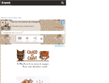 Tablet Screenshot of chiens-chats.skyrock.com