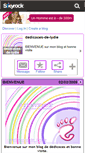 Mobile Screenshot of dedicaces-de-lydie.skyrock.com