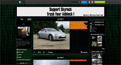 Desktop Screenshot of my350z.skyrock.com
