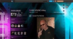 Desktop Screenshot of maxx12music.skyrock.com