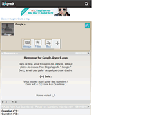 Tablet Screenshot of google.skyrock.com